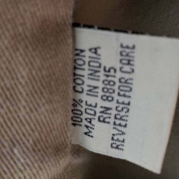 B&B Dry Goods. Khaki Double Button Closure; Button Split Back. Size  10  EUC - Picture 10 of 11